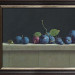 Still life with plums