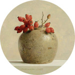 Ginger pot with rose hips